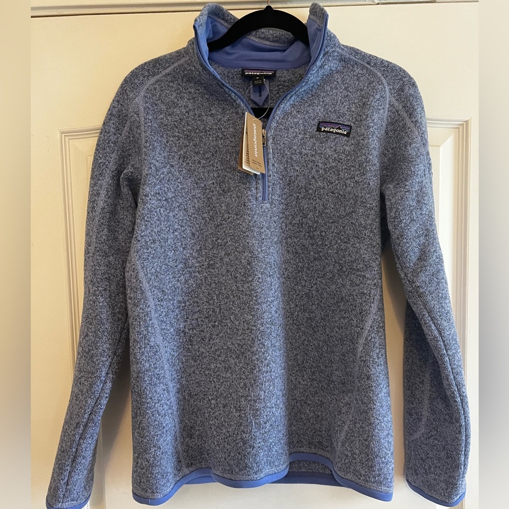 Patagonia women’s better sweater size medium in light violet blue